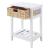 Chinu Wood/Ratten Accent Table/Nightstand