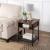 Taurus Wood Veneer/Metal Rectangular Accent Table, Composition 2