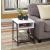 Taurus Wood Veneer/Metal Rectangular Accent Table, Composition 2