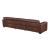 Sutton Leather Power Double Reclining Modular Sofa with Power Headrests