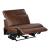 Sutton Leather Power Double Reclining Modular Loveseat with Console & Power Headrests