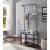 Taurus Wood Veneer/Metal Hall Tree, Composition 1