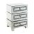 Noralie 97931 Mirrored/Faux Diamonds Accent Table/Nightstand
