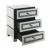 Noralie 97931 Mirrored/Faux Diamonds Accent Table/Nightstand
