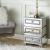 Noralie 97931 Mirrored/Faux Diamonds Accent Table/Nightstand