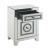Noralie 97934 Mirrored/Faux Diamonds Accent Table/Nightstand