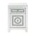 Noralie 97934 Mirrored/Faux Diamonds Accent Table/Nightstand