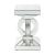 Ornat 97936 Mirrored/Faux Crystals Accent Table