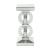 Ornat 97937 Mirrored/Faux Crystals Accent Table