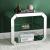 Meria 97938 Mirrored/Glass Accent Table