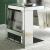 Meria 97939 Mirrored/Glass Accent Table