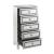 Noor 97945 Mirrored/Faux Diamonds Cabinet/Chest