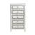 Noor 97945 Mirrored/Faux Diamonds Cabinet/Chest