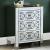 Noralie 97947 Mirrored/Faux Diamonds Accent Table/Nightstand