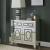 Noralie Mirrored/Faux Diamonds Cabinet w/2 Drawers & 2 Doors