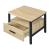 Yawan Wood/Metal Accent Table/Nightstand