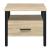 Yawan Wood/Metal Accent Table/Nightstand