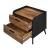 Jiranty Wood/Metal Accent Table/Nightstand