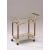 Helmut Glass/Metal Serving Cart