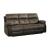 Acadia Microfiber/Bi-Cast Vinyl Double Reclining Sofa