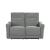 Edition Polyester Fabric Power Double Lay Flat Reclining Loveseat
