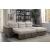 Alfio Microfiber Sectional with Pull-out Bed and Hidden Storage