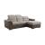 Alfio Microfiber Sectional with Pull-out Bed and Hidden Storage
