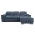 Alfio Microfiber Sectional with Pull-out Bed and Hidden Storage