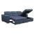 Alfio Microfiber Sectional with Pull-out Bed and Hidden Storage