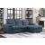 Alfio Microfiber Sectional with Pull-out Bed and Hidden Storage