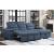 Alfio Microfiber Sectional with Pull-out Bed and Hidden Storage