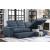 Alfio Microfiber Sectional with Pull-out Bed and Hidden Storage