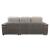 Alfio Microfiber Sectional with Pull-out Bed and Hidden Storage