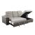 Alfio Microfiber Sectional with Pull-out Bed and Hidden Storage