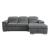 Alfio Microfiber Sectional with Pull-out Bed and Hidden Storage