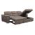 Alfio Microfiber Sectional with Pull-out Bed and Hidden Storage