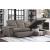 Alfio Microfiber Sectional with Pull-out Bed and Hidden Storage