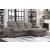 Alfio Microfiber Sectional with Pull-out Bed and Hidden Storage