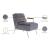 Woodford Velvet Accent Chair