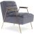 Woodford Velvet Accent Chair