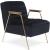 Woodford Velvet Accent Chair