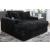 Midnight-Madness Polyester Oversized Chaise
