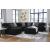 Midnight-Madness 4-Piece Polyester U-Shaped Sectional Sofa w/Left Arm Chaise Facing