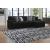 Midnight-Madness 2-Piece Polyester L-Shaped Sectional Sofa w/Right Arm Chaise Facing