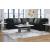 Midnight-Madness 3-Piece Polyester L-Shaped Sectional Sofa