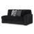 Midnight-Madness 2-Piece Polyester L-Shaped Sectional Sofa w/Left Arm Chaise Facing