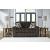 Midnight Madness Modern Loveseat | Chocolate Upholstery