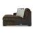 Midnight-Madness 3-Piece U-Shaped Polyester Sectional Sofa w/2 Chaises