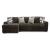Midnight-Madness 2-Piece Polyester Sectional Sofa w/LAF Chaise