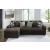 Midnight-Madness 2-Piece Polyester Sectional Sofa w/LAF Chaise